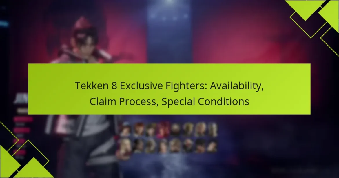 Tekken 8 Exclusive Fighters: Availability, Claim Process, Special Conditions