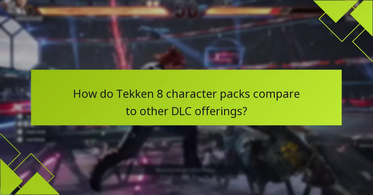 How much do Tekken 8 character packs cost?