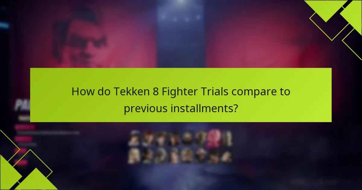 What challenges are associated with Tekken 8 Fighter Trials?