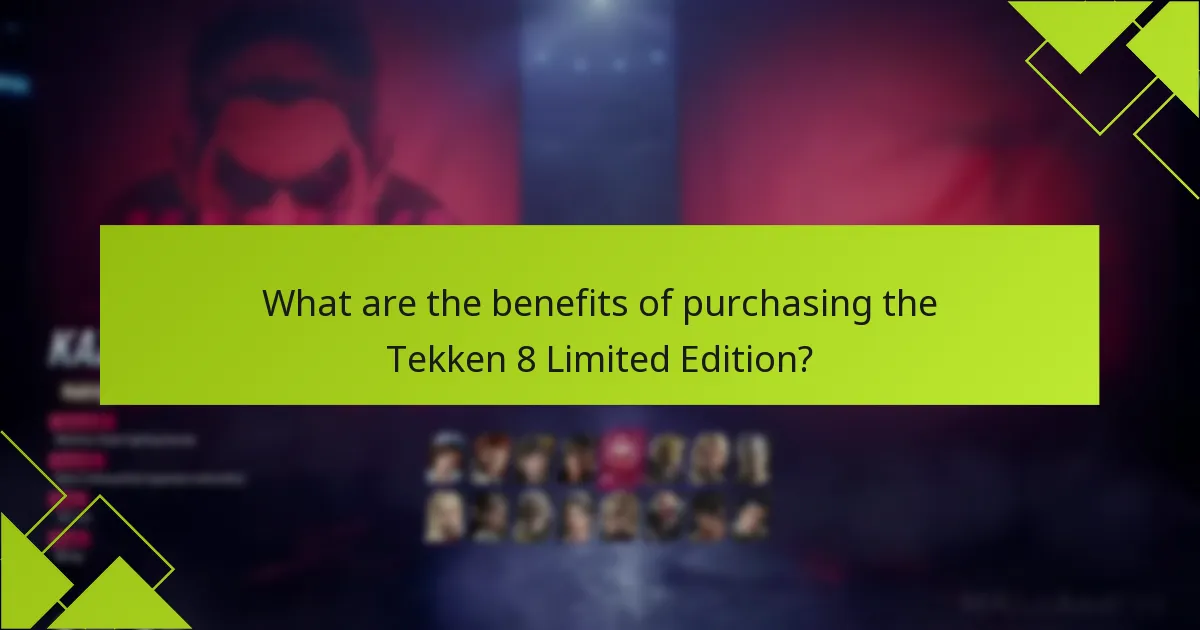 Where can I find the Tekken 8 Limited Edition for purchase?