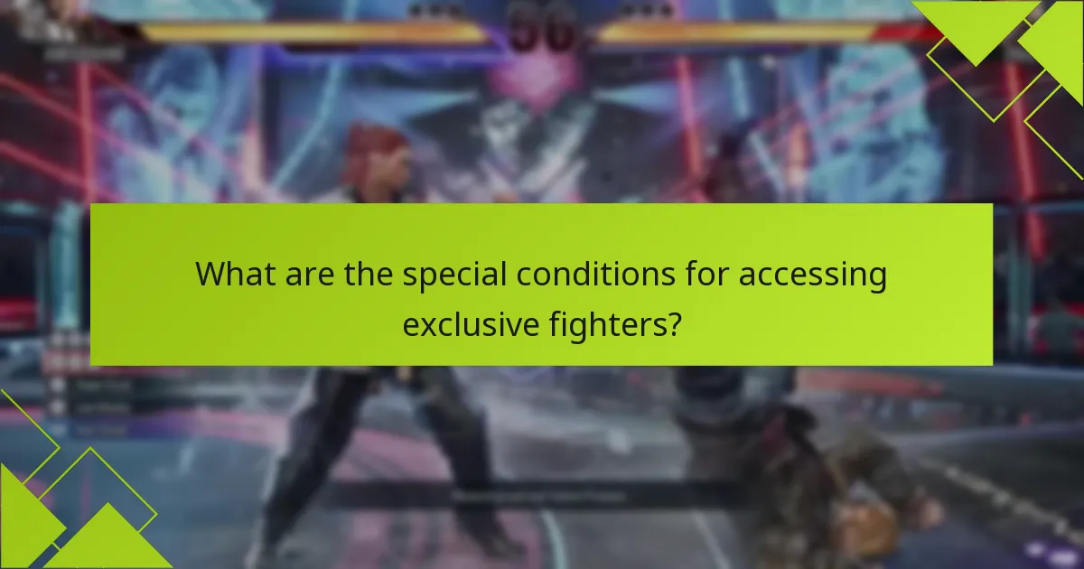 How do exclusive fighters compare to DLC in previous Tekken games?