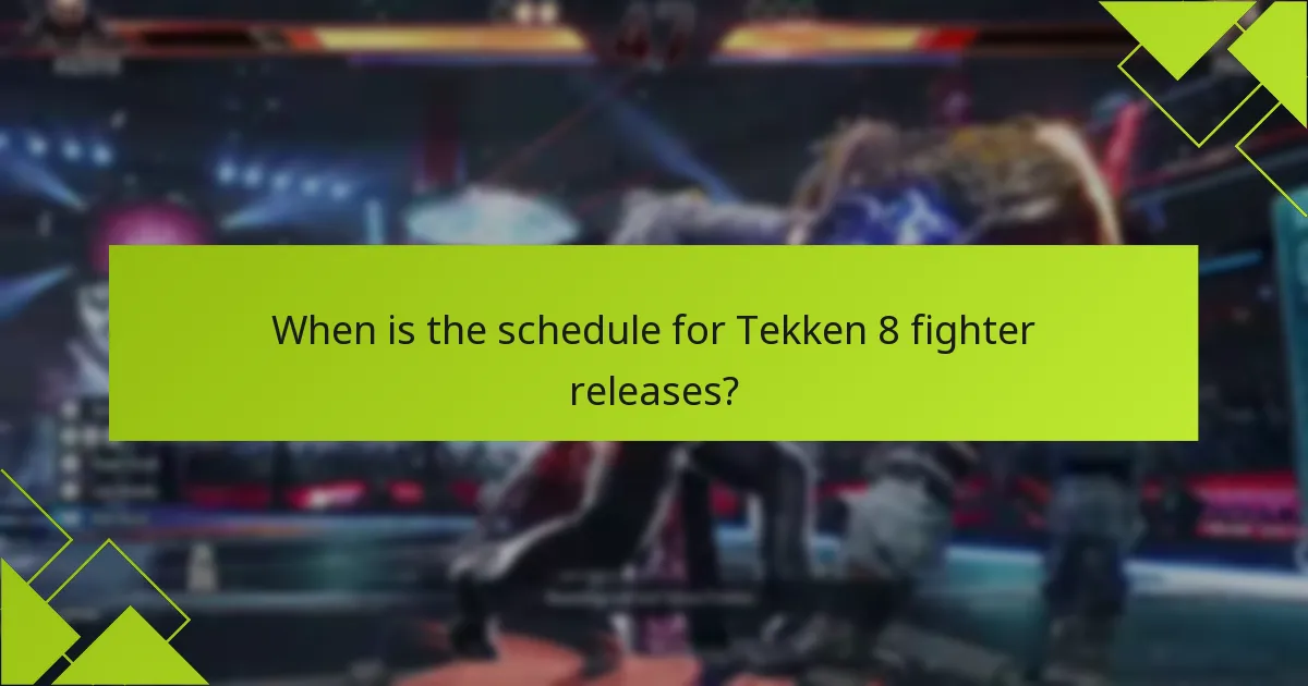 Which platforms will support Tekken 8 fighter claims?